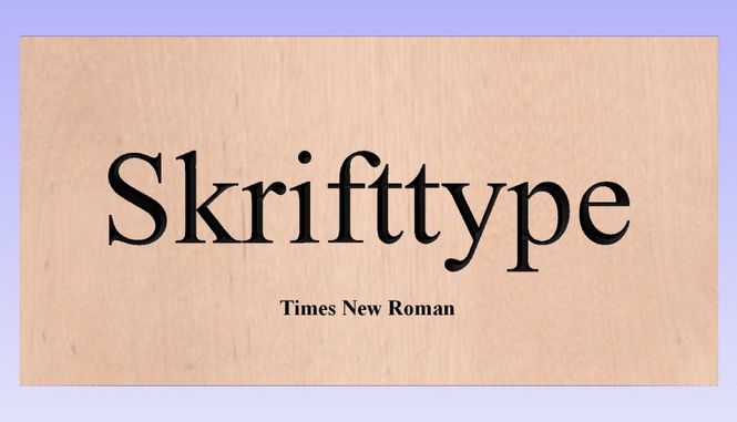 Hovedbilde Times New Roman