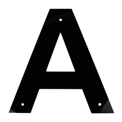 Alu bokstav med hull